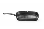 Patelnia żeliwna do grillowania, kwadratowa, 230x230x25mm Hendi 629932
