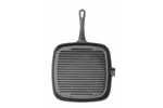 Patelnia żeliwna do grillowania, kwadratowa, 230x230x25mm Hendi 629932