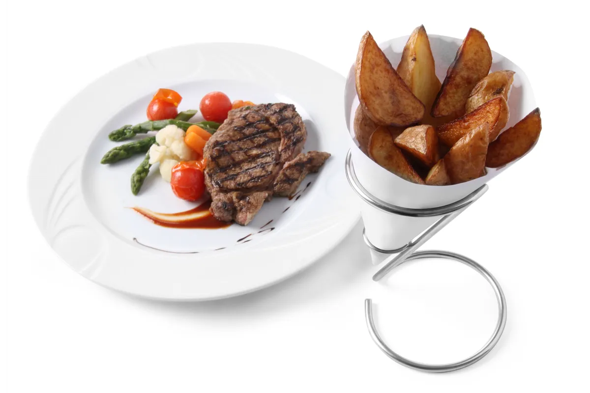 Stojak do serwowania frytek, ⌀110x175mm Hendi 630907