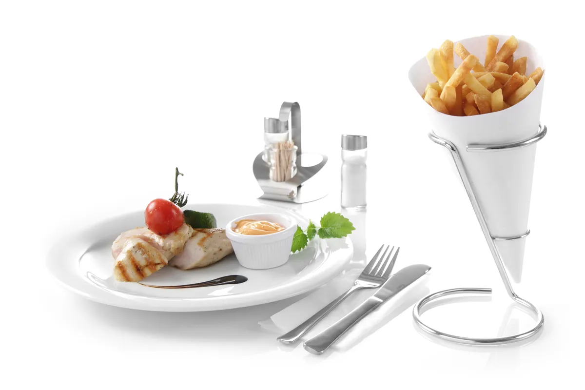 Stojak do serwowania frytek, ⌀110x175mm Hendi 630907