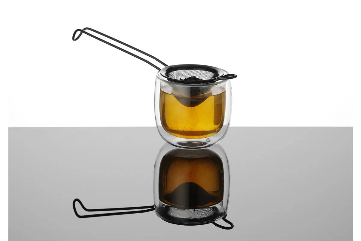 Sitko barmańskie stożkowe, czarny, ⌀75x220mm BarUp 638170