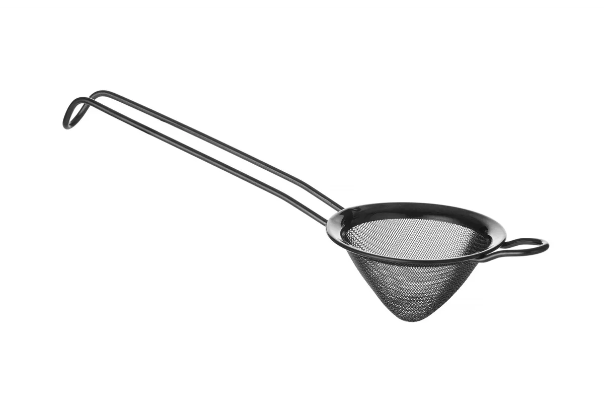 Sitko barmańskie stożkowe, czarny, ⌀75x220mm BarUp 638170