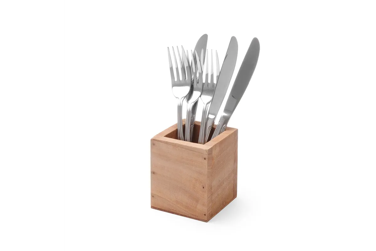 Pojemnik na sztućce, 80x80x95mm Hendi 664186