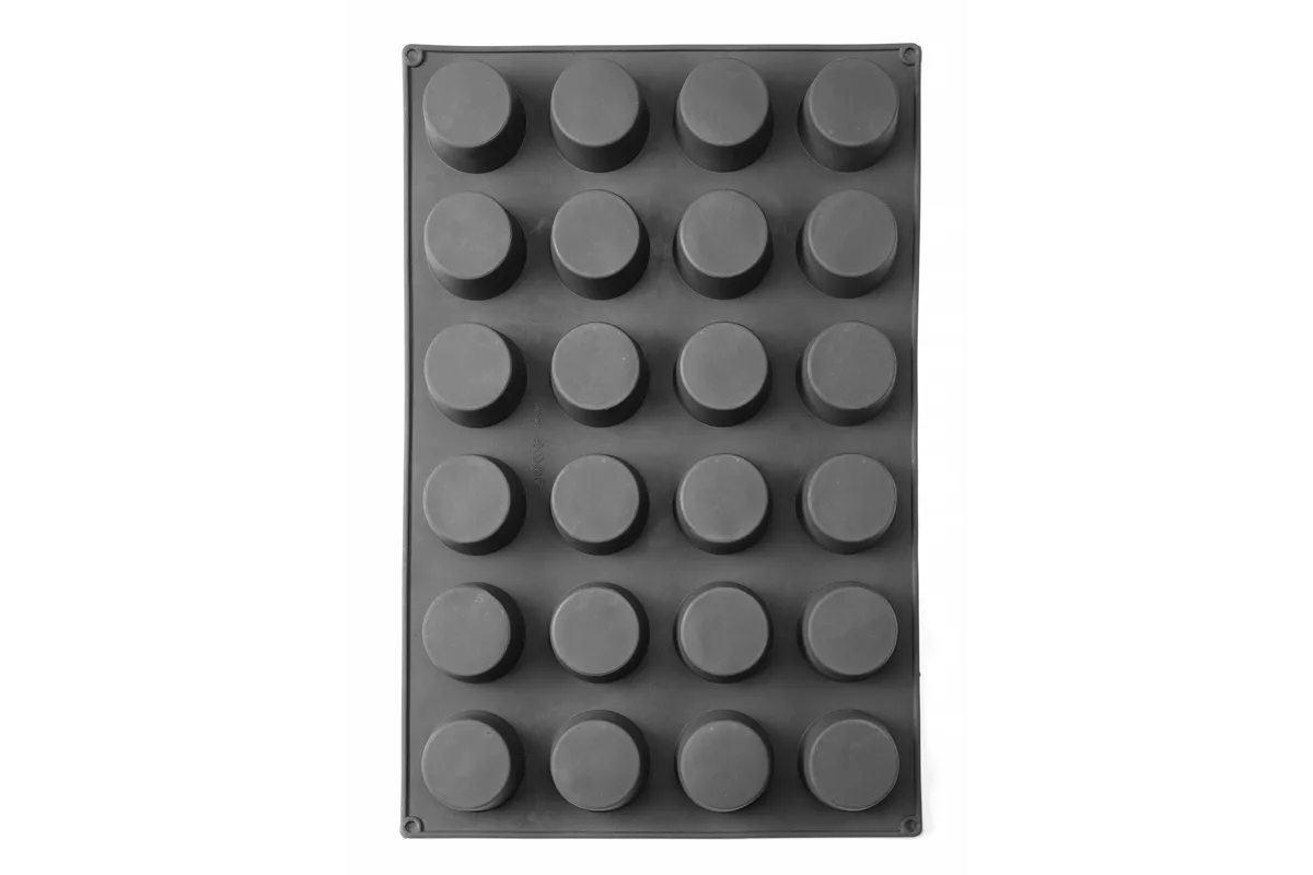 Forma silikonowa MUFFIN, 570x375x40mm, Okrągły Hendi 677223