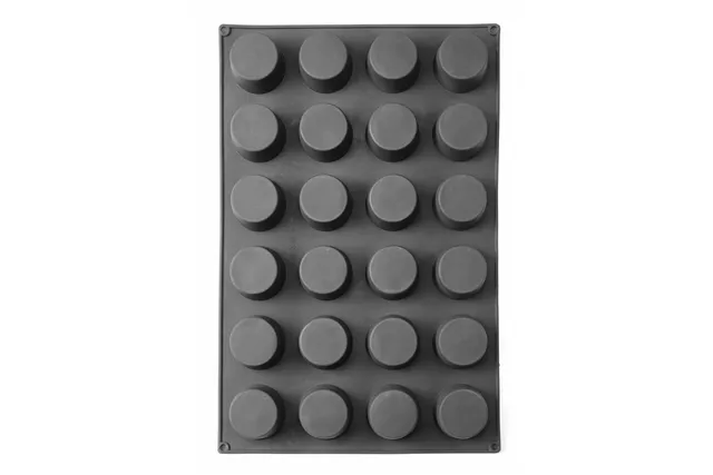 Forma silikonowa MUFFIN, 570x375x40mm, Okrągły Hendi 677223