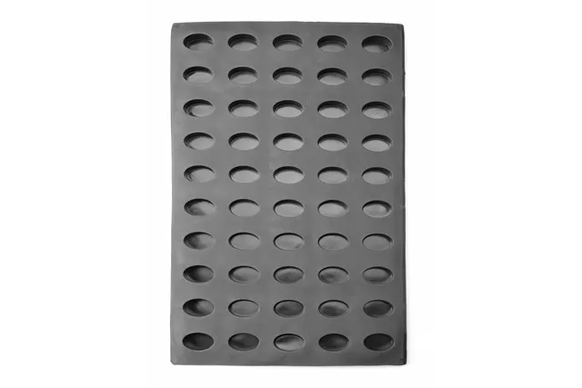 Forma silikonowa OVAL, 570x375x20mm, Owalny Hendi 677247