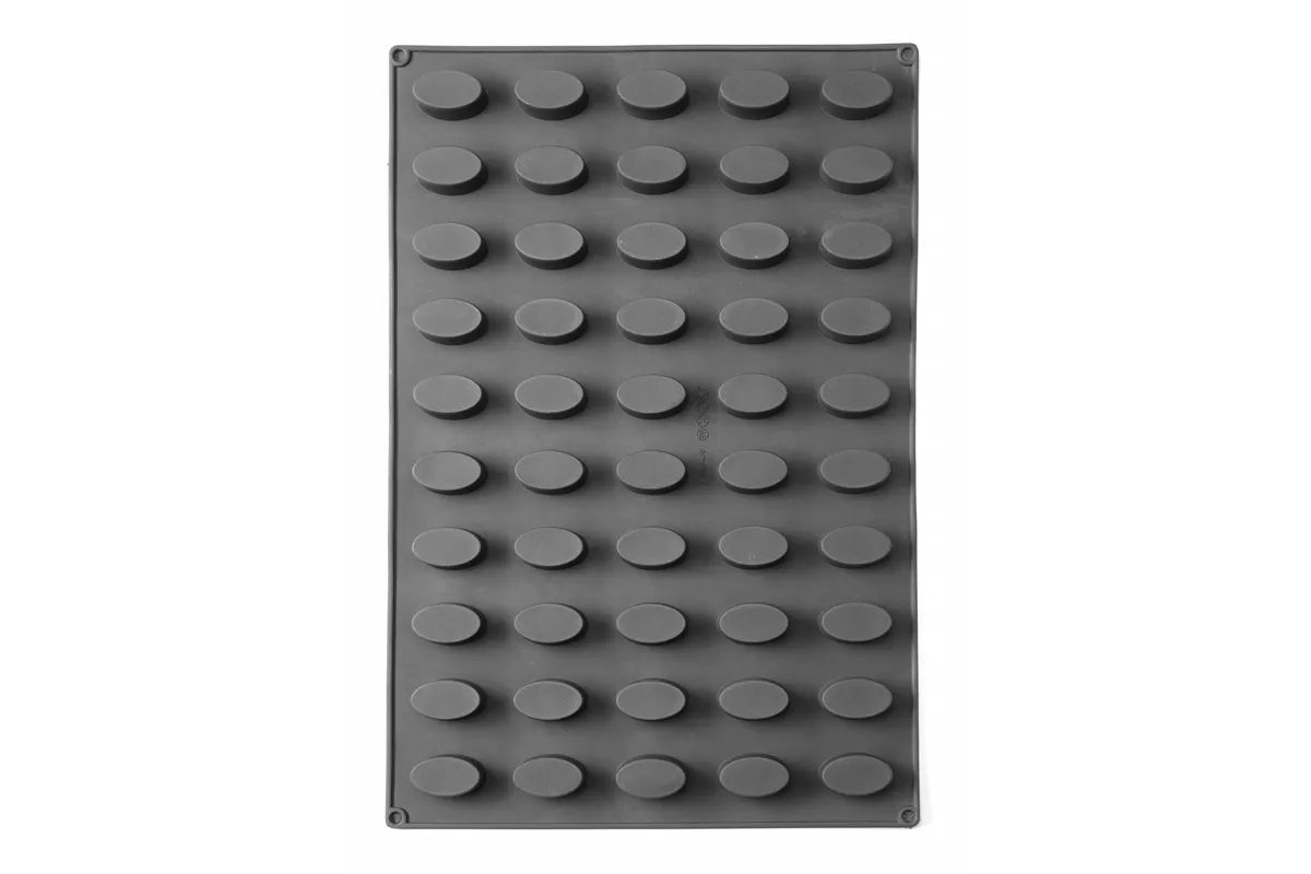 Forma silikonowa OVAL, 570x375x20mm, Owalny Hendi 677247