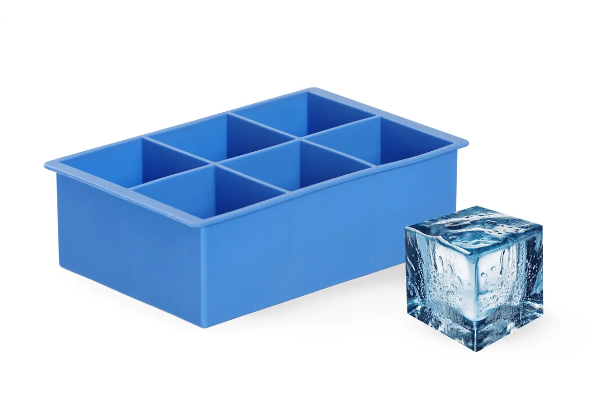 Forma do kostek lodu XL, niebieski, 170x110x52mm BarUp 679036