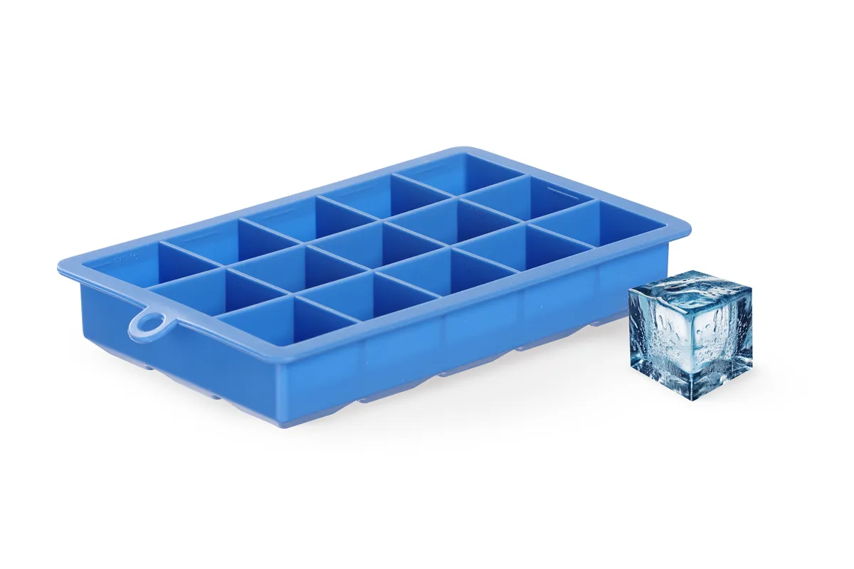 Forma do kostek lodu mini, niebieski, 190x120x35mm BarUp 679043