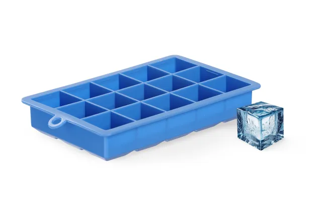 Forma do kostek lodu mini, niebieski, 190x120x35mm BarUp 679043
