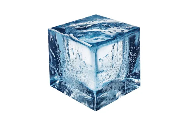 Forma do kostek lodu mini, niebieski, 190x120x35mm BarUp 679043