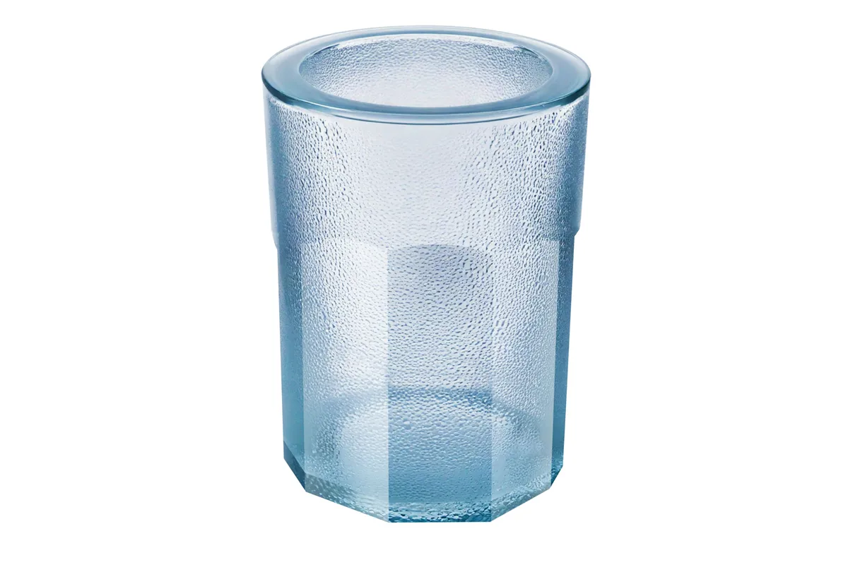 Forma do kostek lodu w kształcie kieliszka, niebieski, 122x122x60mm BarUp 679067
