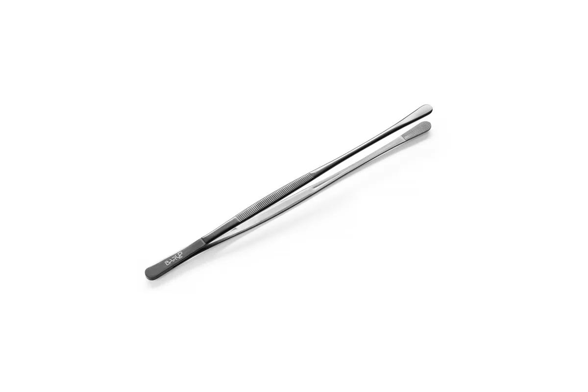 Pęseta z okrągłymi końcówkami, czarny, 305mm BarUp 680216