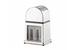 Kruszarka do lodu manualna, srebrny, 160x140x270mm BarUp 695708