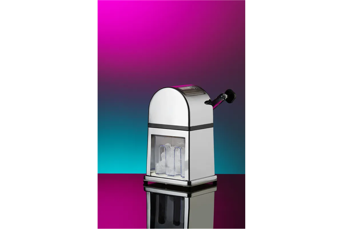 Kruszarka do lodu manualna, srebrny, 160x140x270mm BarUp 695708