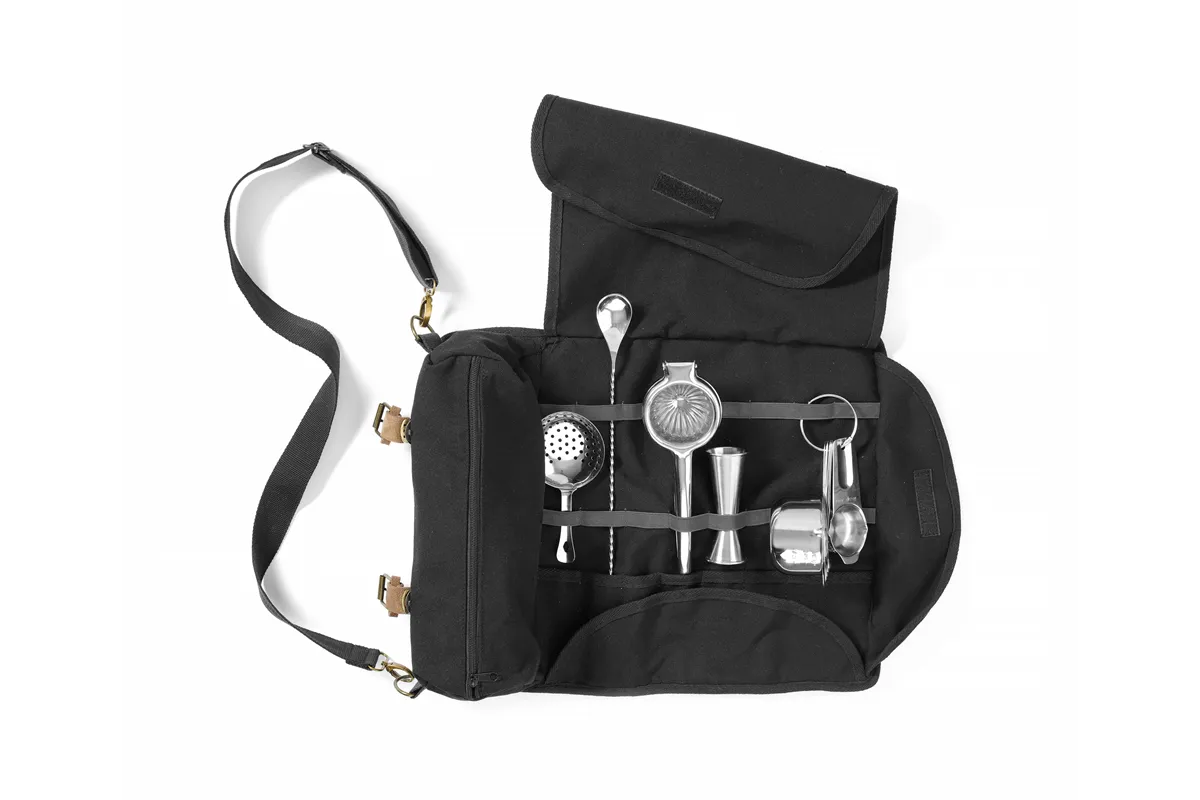 Torba barmańska, czarny, 210x370x70mm BarUp 700259