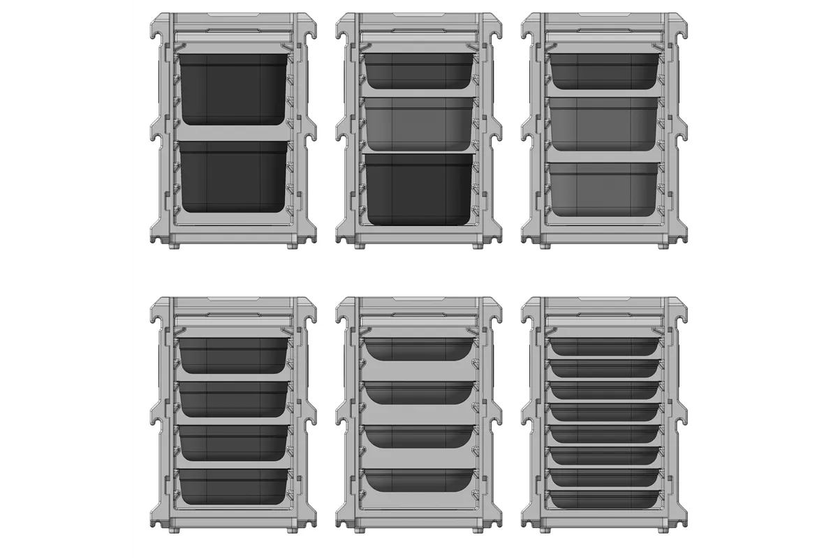 Pojemnik termoizolacyjny cateringowy, 8×GN 1/1, Profi Line, GN 1/1, 100L, 635x465x660mm Hendi 707999