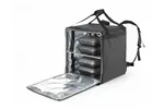 Plecak termoizolacyjny dostawczy, 75,2L, czarny, 410x410x480mm Hendi 709801