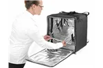 Plecak termoizolacyjny dostawczy, 75,2L, czarny, 410x410x480mm Hendi 709801