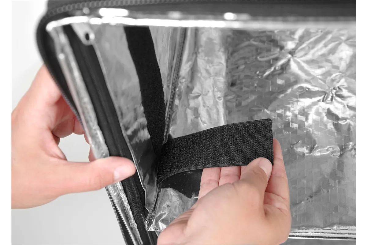 Plecak termoizolacyjny dostawczy, 75,2L, czarny, 410x410x480mm Hendi 709801