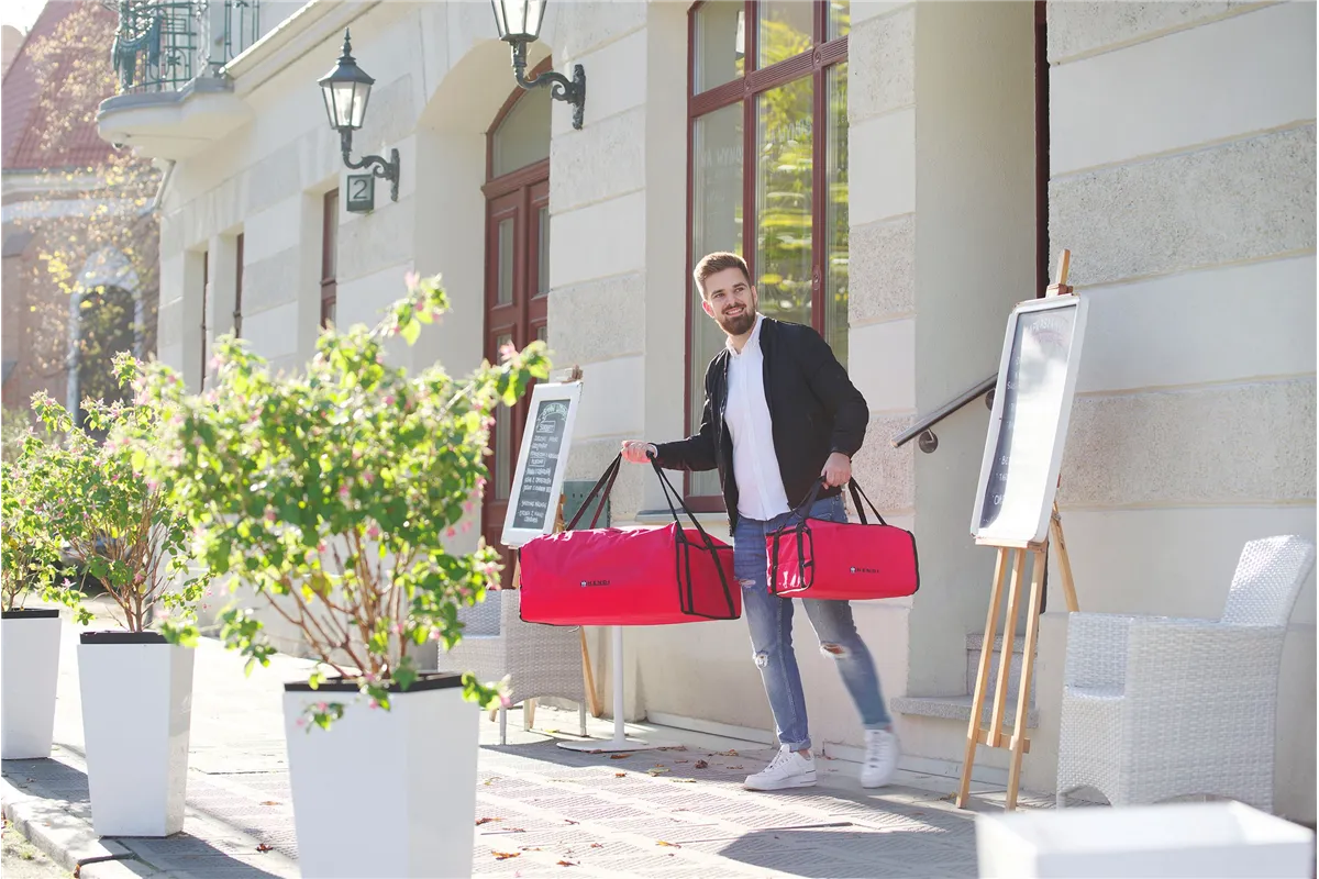 Torba do pizzy 45 cm, 4 kartony, 470x470x210mm Hendi 709818