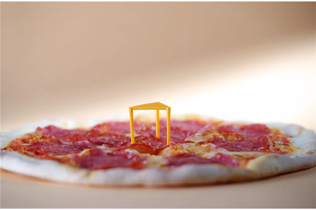 Podkładki dystansowe do transportu pizzy, pomarańczowy, 500 szt Hendi 709900