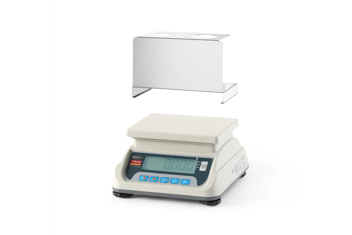 Waga LCD do lodów z portem RS232 i legalizacją, 255x264x244mm Hendi 755761