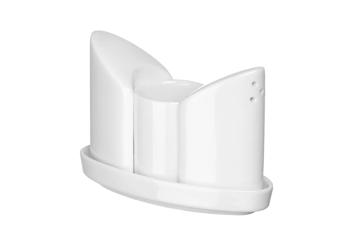 Zestaw do przypraw z pojemnikiem na wykałaczki, 125x54x90mm Hendi 786420