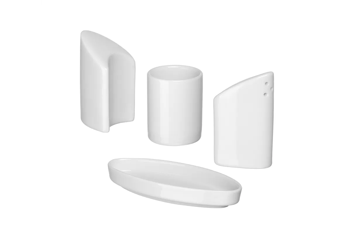 Zestaw do przypraw z pojemnikiem na wykałaczki, 125x54x90mm Hendi 786420