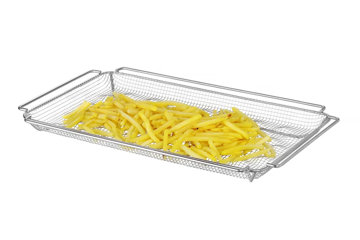 Kosz do pieczenia frytek, falisty CONVECTOMAT FRY, GN 1/1, 530x325x40mm Hendi 808818