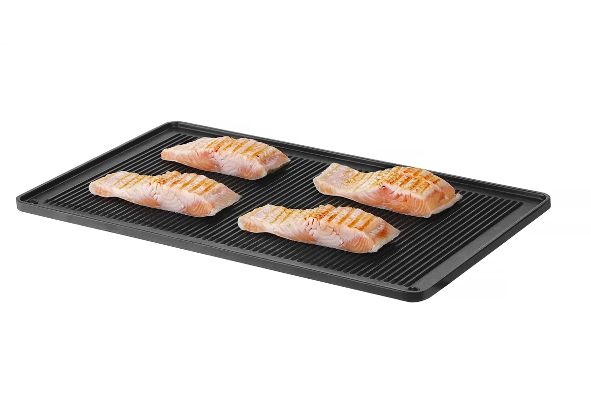 Płyta do grillowania, ryflowana CONVECTOMAT GRILLPLATE, GN 1/1, 530x325x15mm Hendi 808825