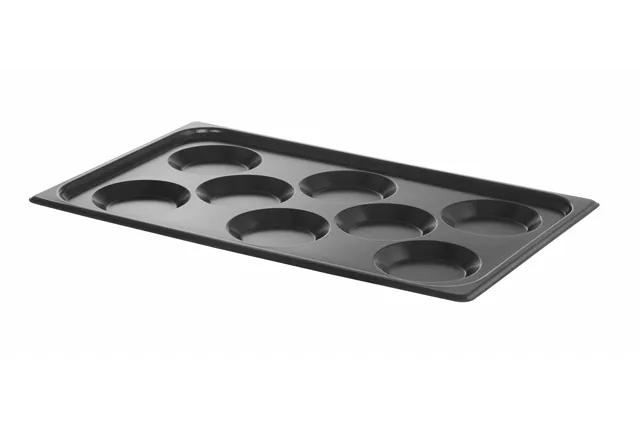 Blacha do jajek sadzonych, z powłoką nieprzywierającą CONVECTOMAT EGGPLATE, GN 1/1, czarny, 530x325x26mm Hendi 808856