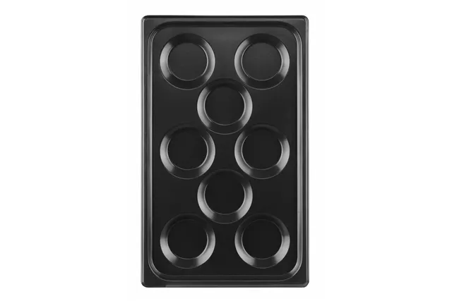 Blacha do jajek sadzonych, z powłoką nieprzywierającą CONVECTOMAT EGGPLATE, GN 1/1, czarny, 530x325x26mm Hendi 808856