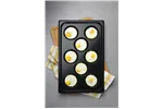 Blacha do jajek sadzonych, z powłoką nieprzywierającą CONVECTOMAT EGGPLATE, GN 1/1, czarny, 530x325x26mm Hendi 808856