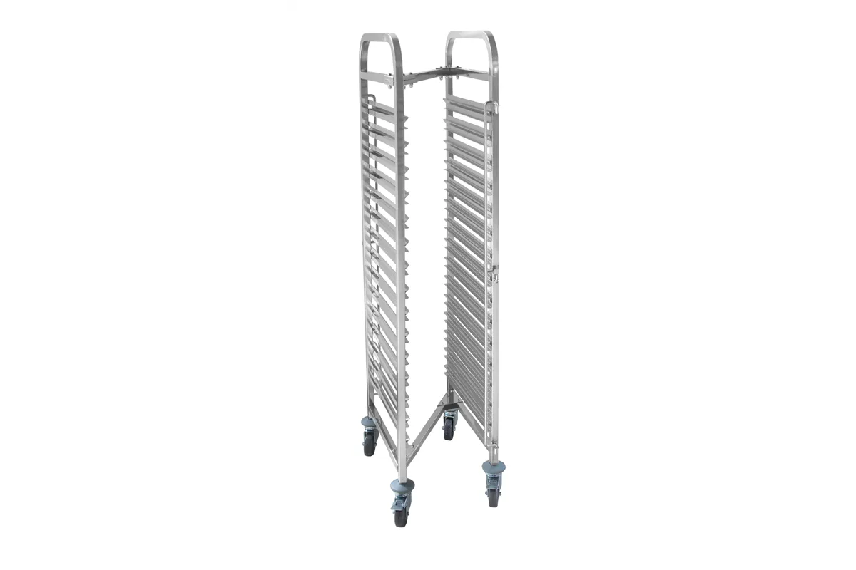 Wózek do transportu pojemników 15×GN 1/1, kompaktowy, 445x610x1710mm Hendi 810606