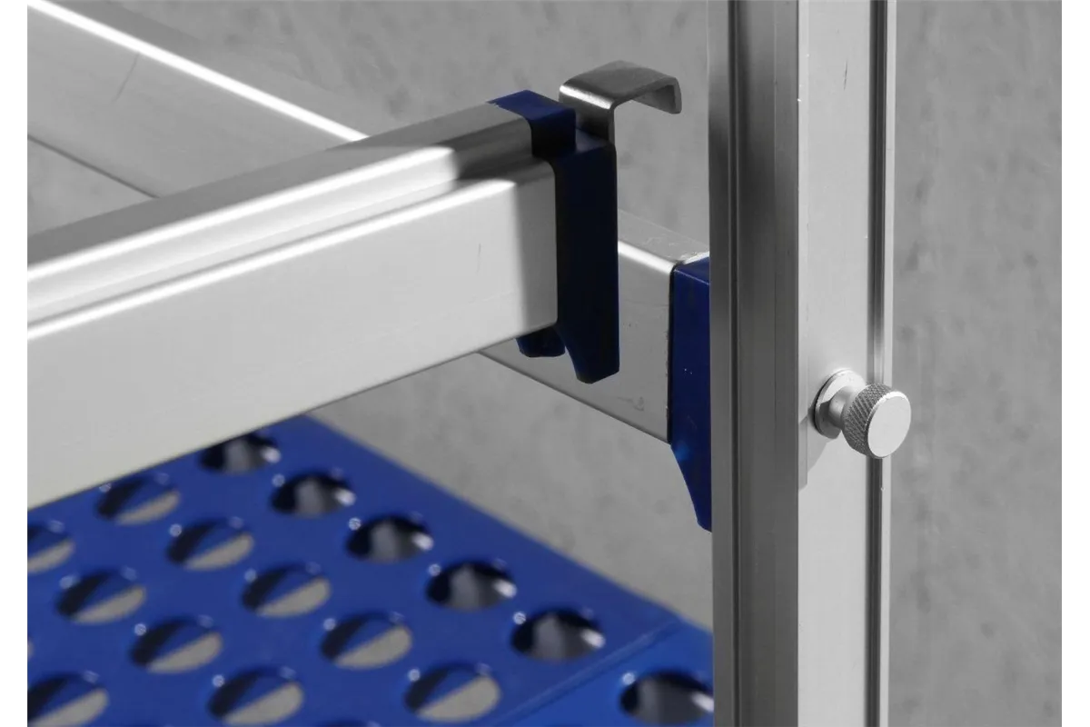 Hak do rozbudowy regału magazynowego aluminiowego, 15x42x42mm Hendi 812280