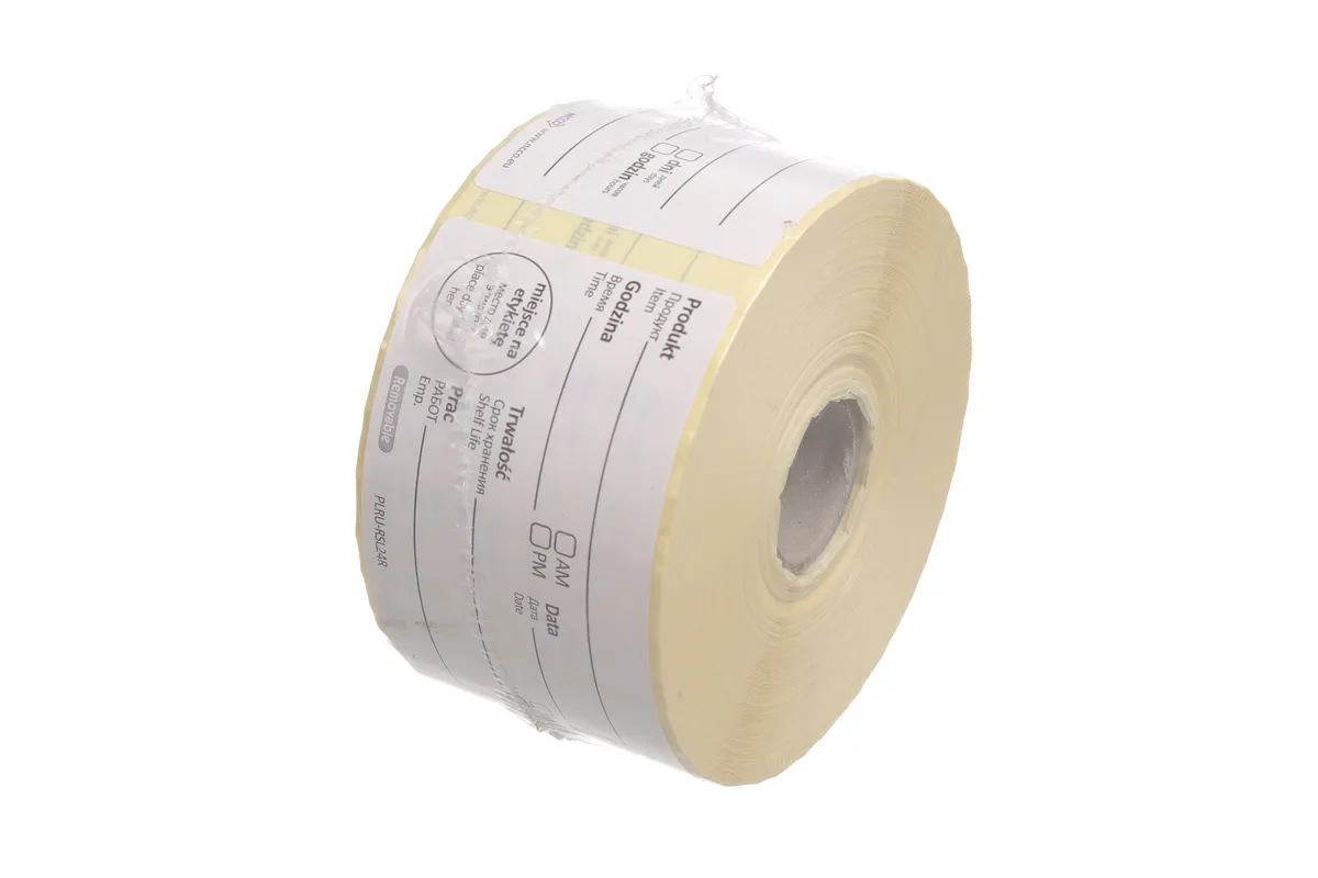 Etykiety Food Safety, wielorazowe – „DATA PRZYDATNOŚCI”, 500 szt., 100x50mm Hendi 850206