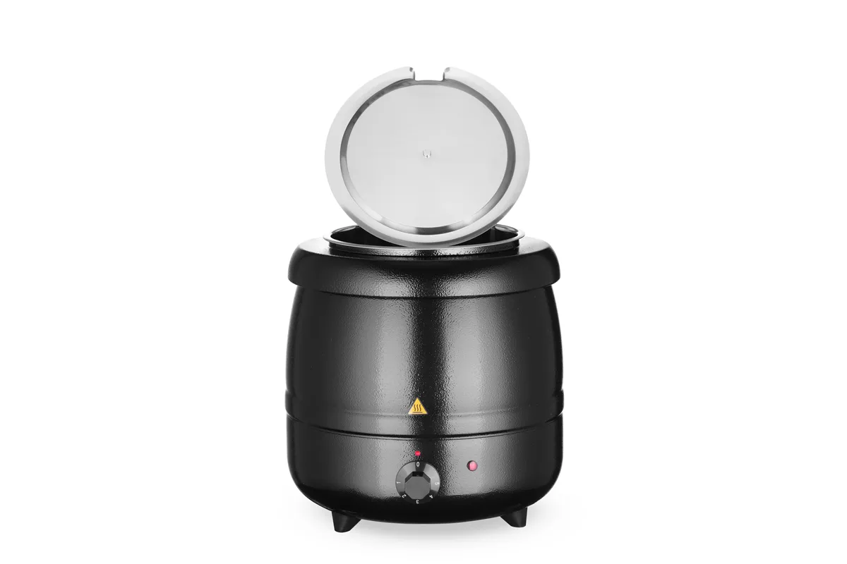 Kociołek do zupy, Kitchen Line, 8L, czarny, 230V/400W, ⌀330x363mm Hendi 860083