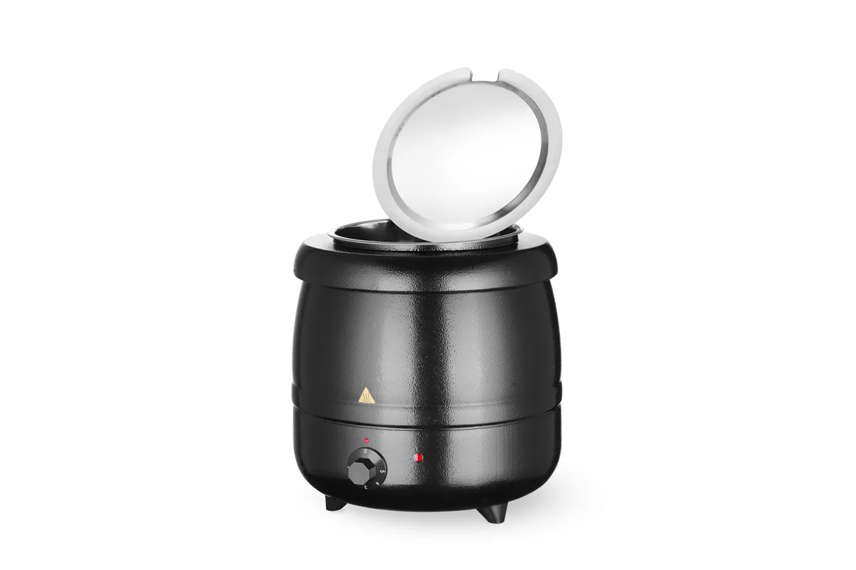 Kociołek do zupy, Kitchen Line, 8L, czarny, 230V/400W, ⌀330x363mm Hendi 860083