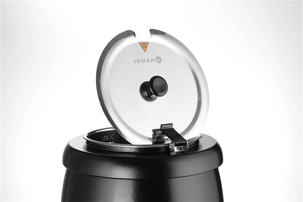 Kociołek do zupy, Kitchen Line, 8L, czarny, 230V/400W, ⌀330x363mm Hendi 860083