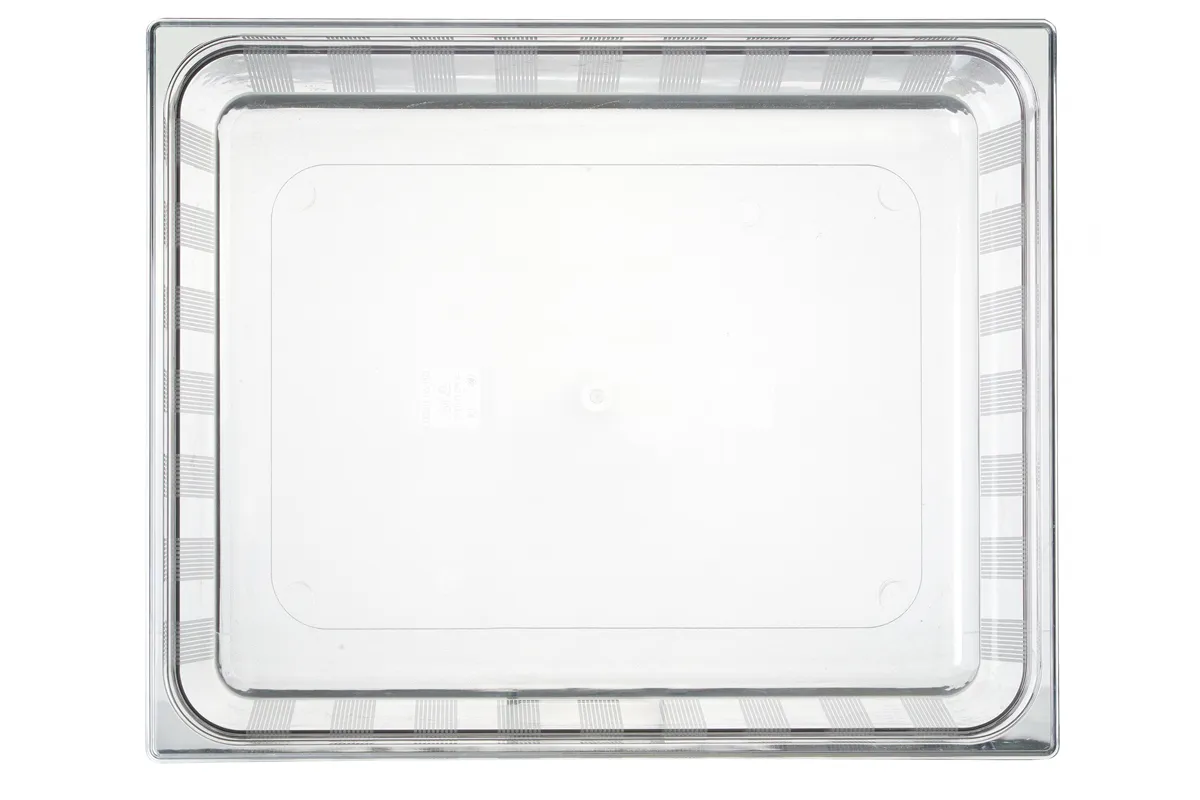 Pojemnik z poliwęglanu GN 2/1, GN 2/1, 58L, transparentny, 650x530x200mm Hendi 861196