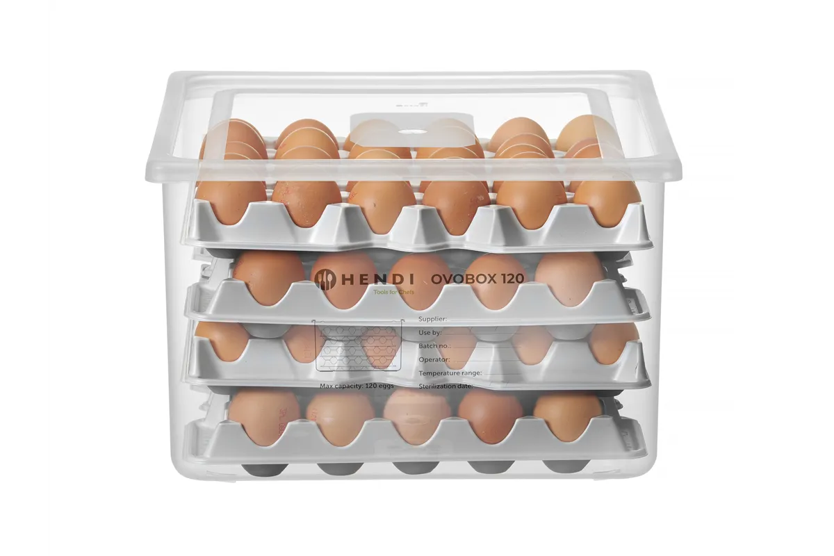 Pojemnik na jajka HENDI OVOBOX 120, GN 2/3, 18L, 355x325x200mm Hendi 870785