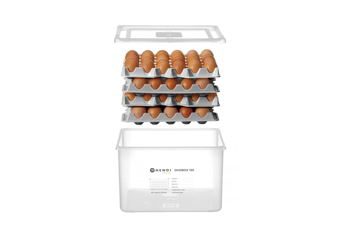Pojemnik na jajka HENDI OVOBOX 120, GN 2/3, 18L, 355x325x200mm Hendi 870785