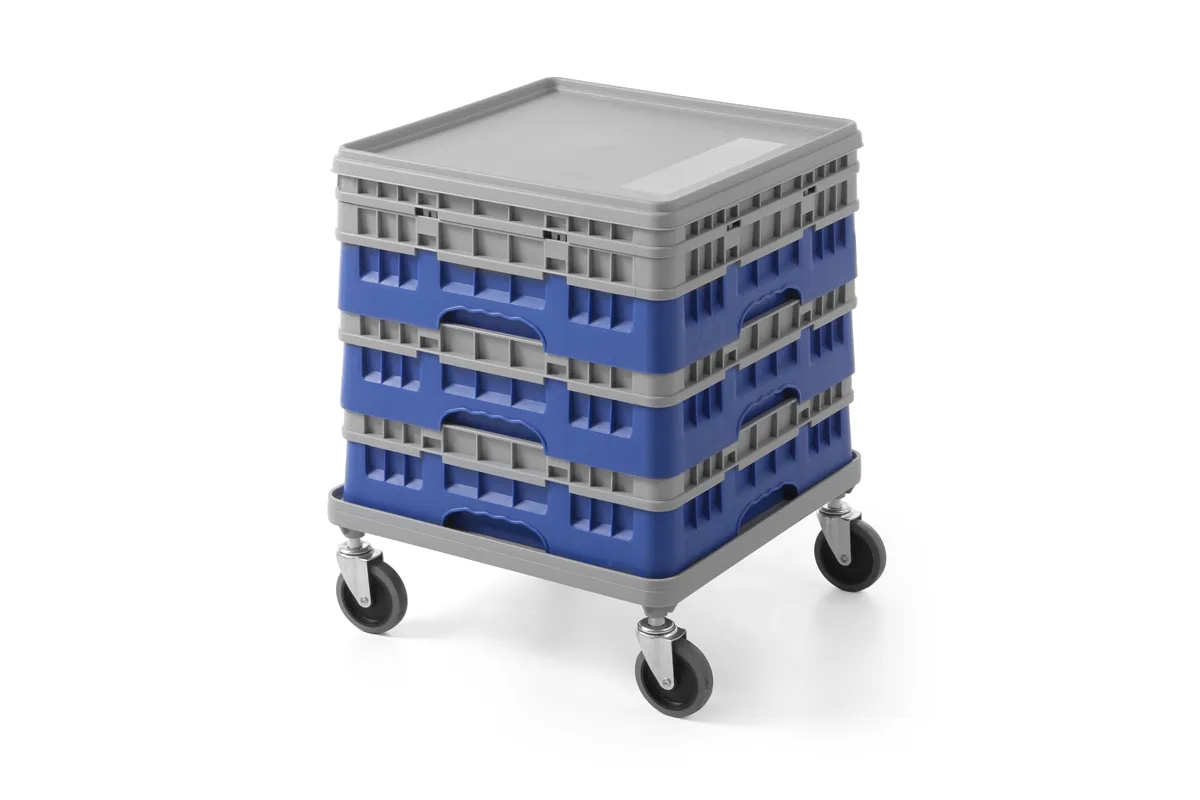 Wózek na kosze uniwersalne 500×500 mm, szary, jasnoszary, 500x500x180mm AmerBox 877807