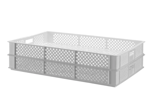 Pojemnik do suszenia świeżego makaronu, biały, 600x400x70mm, Prostokątny Hendi 880999
