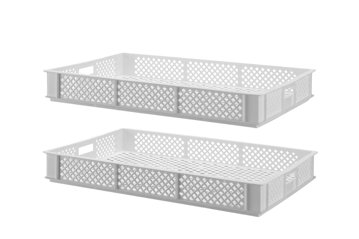 Pojemnik do suszenia świeżego makaronu, biały, 600x400x70mm, Prostokątny Hendi 880999