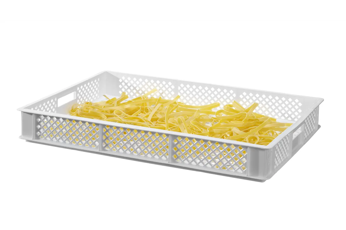 Pojemnik do suszenia świeżego makaronu, biały, 600x400x70mm, Prostokątny Hendi 880999