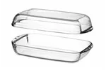 Naczynie żaroodporne, podwójne OVENCHEF, transparentny, 355x220x110mm Duralex 9150AS02A1111