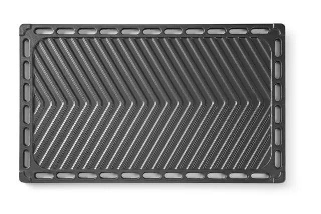 Płyta grillowa żeliwna, dwustronna, GN 1/1, 325x530mm Hendi 932001
