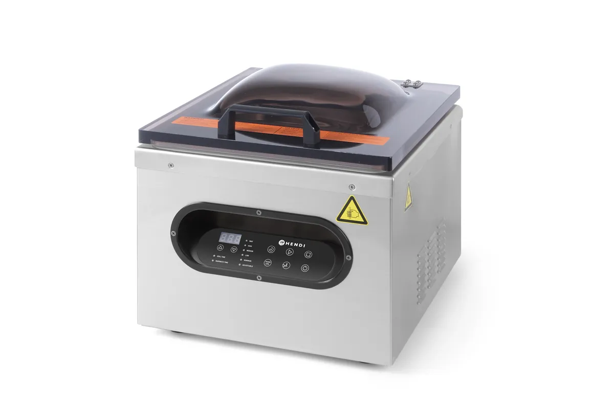 Pakowarka próżniowa - komorowa, Kitchen Line, 230V/630W, 360x490x365mm Hendi 975398